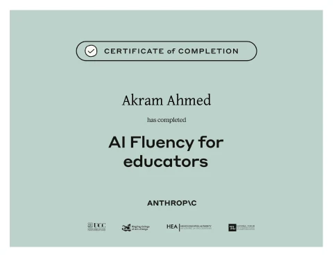 AI Fluency for Educators, Anthropic