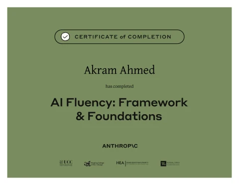 AI Fluency: Framework & Foundations, Anthropic