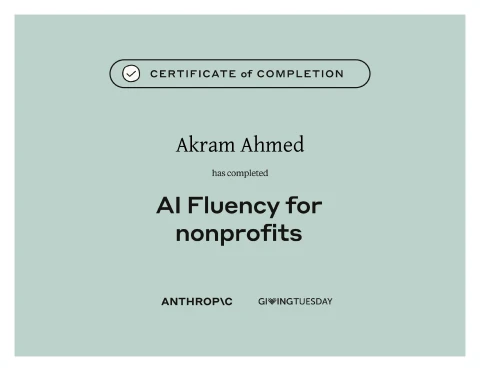 AI Fluency for Nonprofits, Anthropic