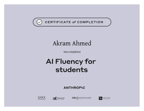 AI Fluency for Students, Anthropic