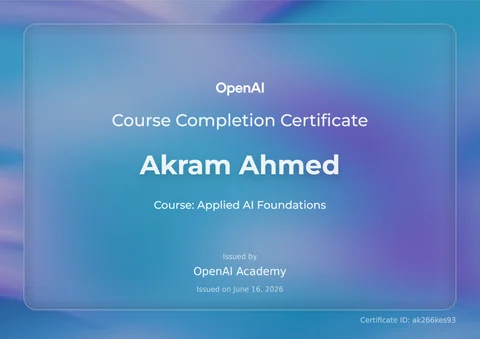 Applied AI Foundations