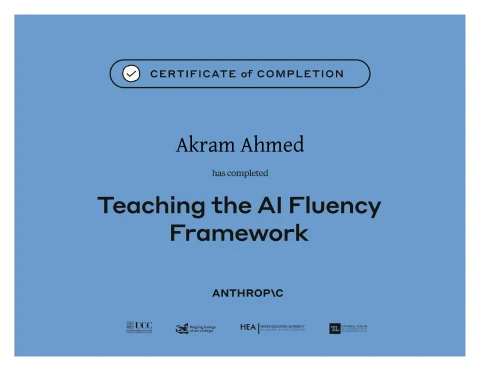 Teaching the AI Fluency Framework